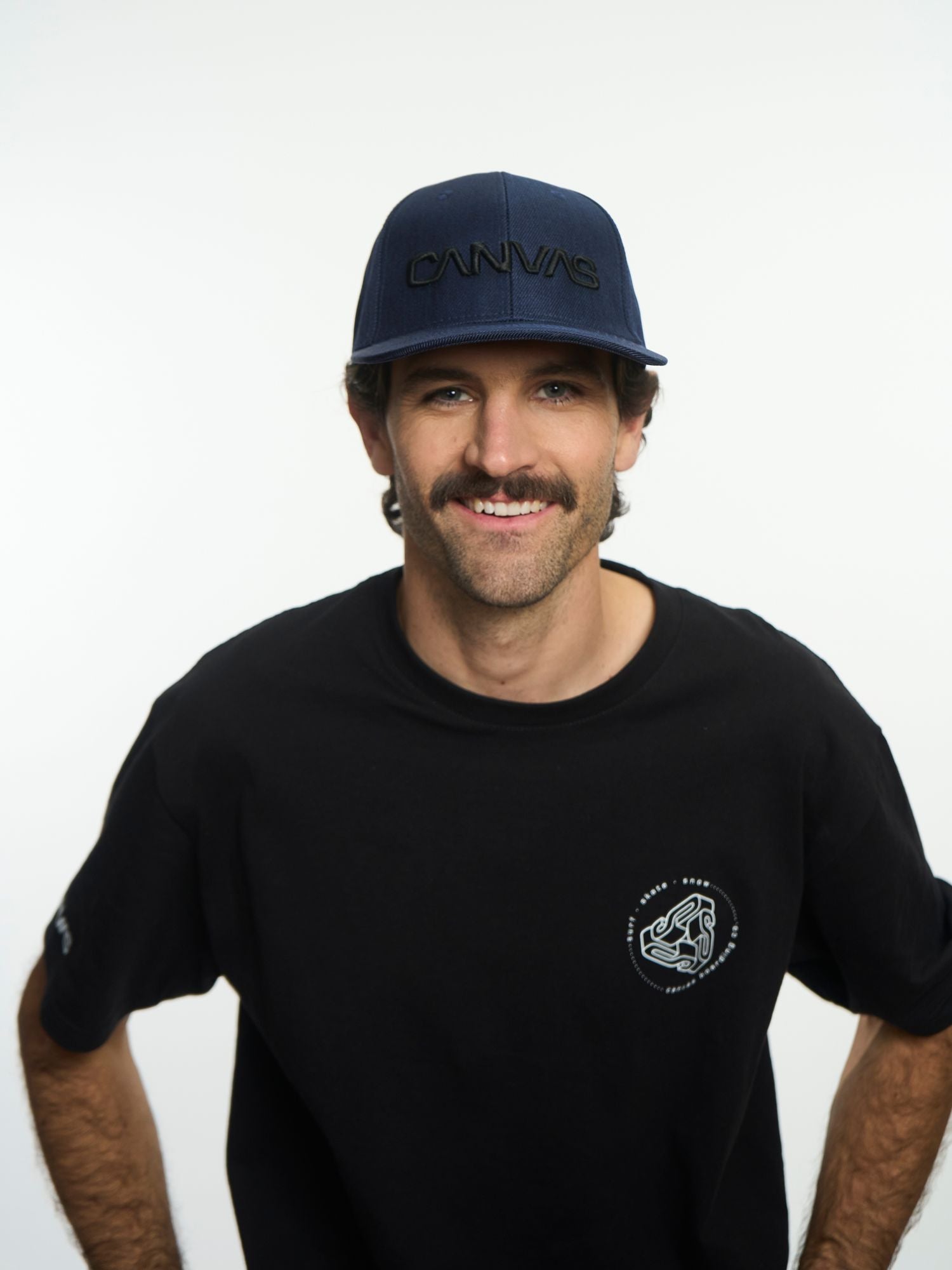 3D LOGO FLAT CAP - Azul