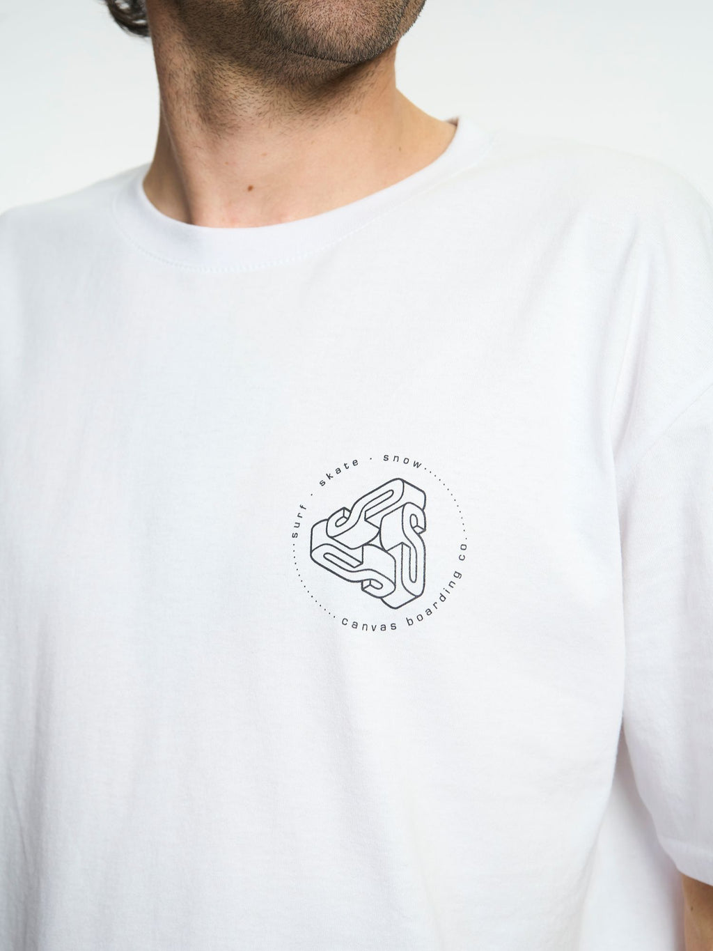 BLANK CANVAS TEE - Blanco
