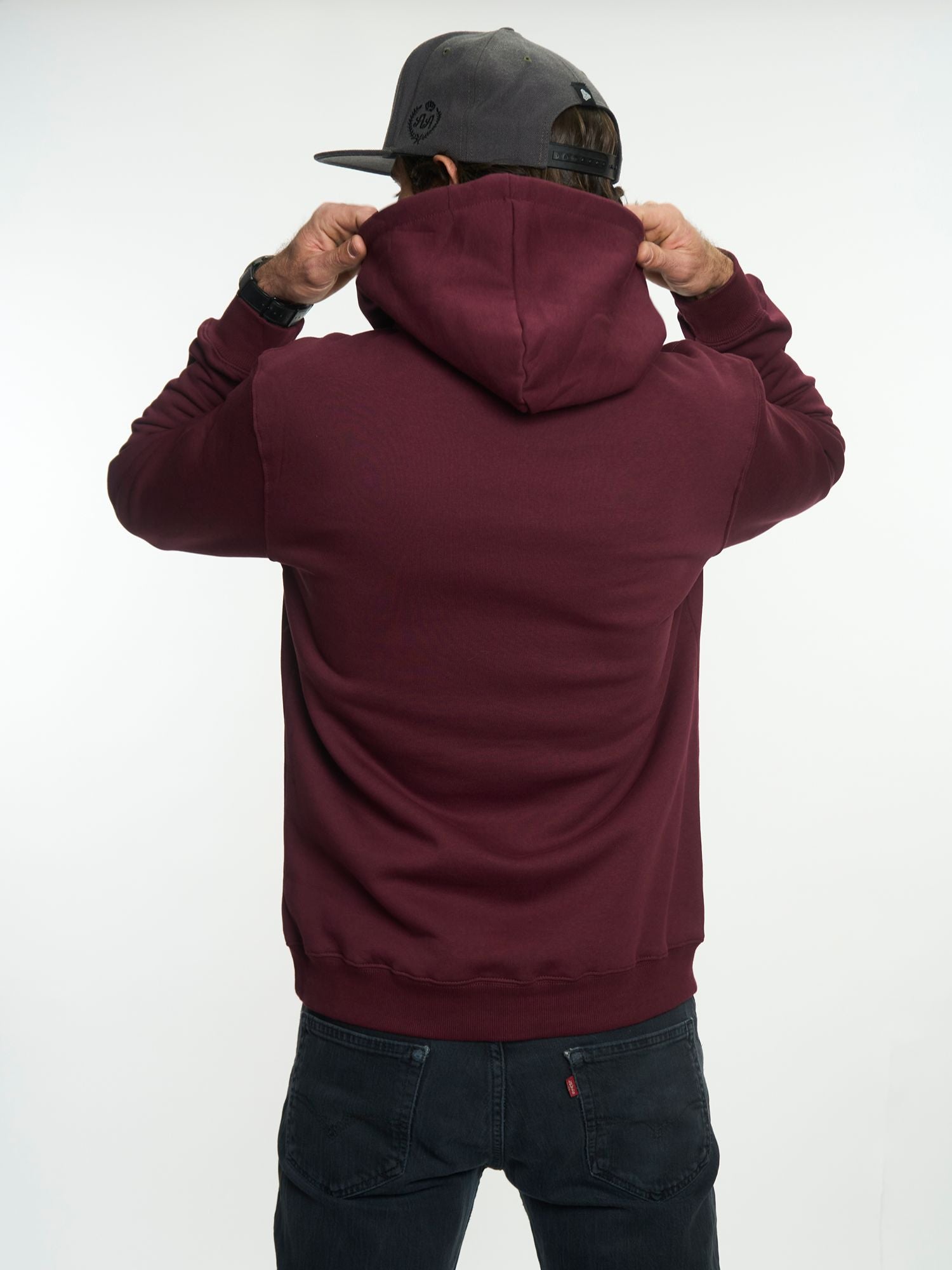 HEX HOODIE - Burdeo