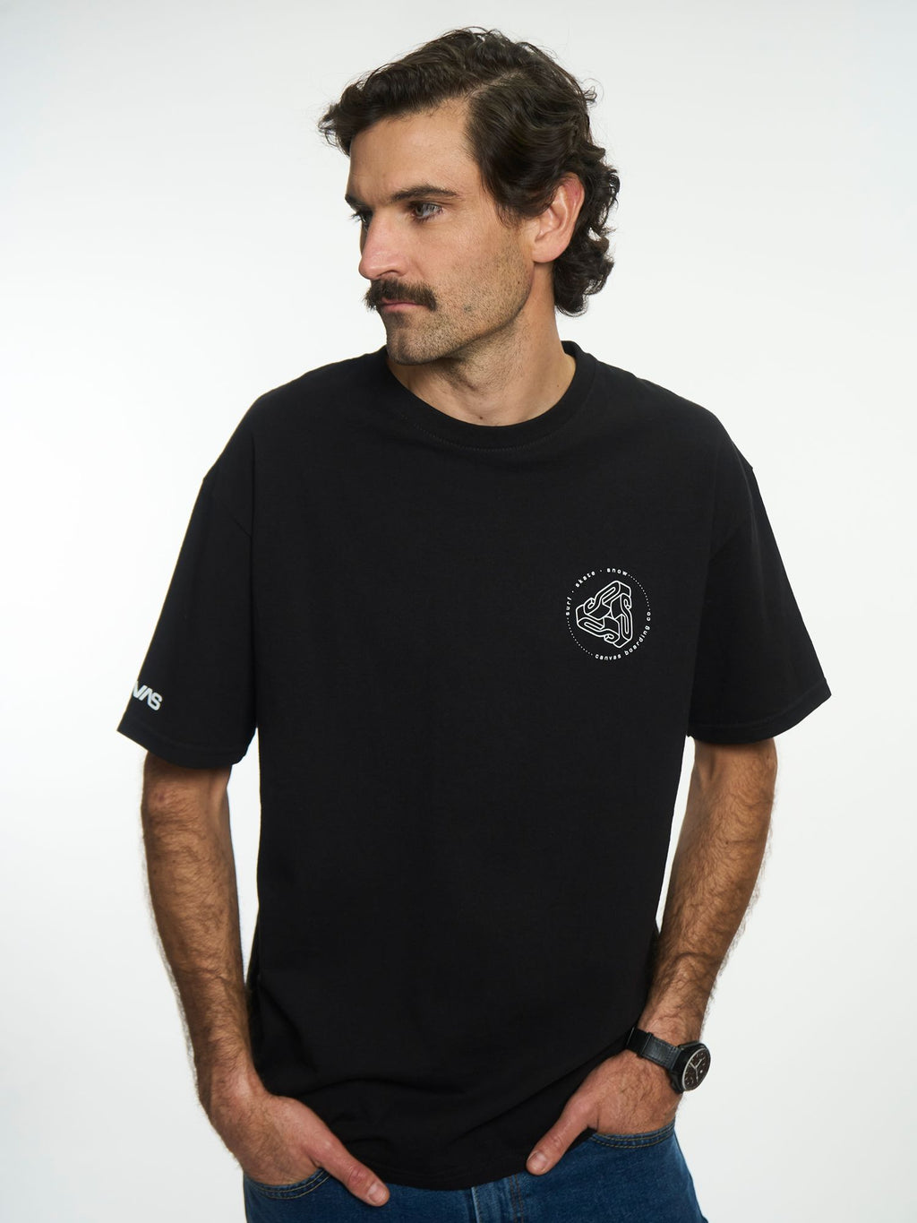 BLANK CANVAS TEE - Negro