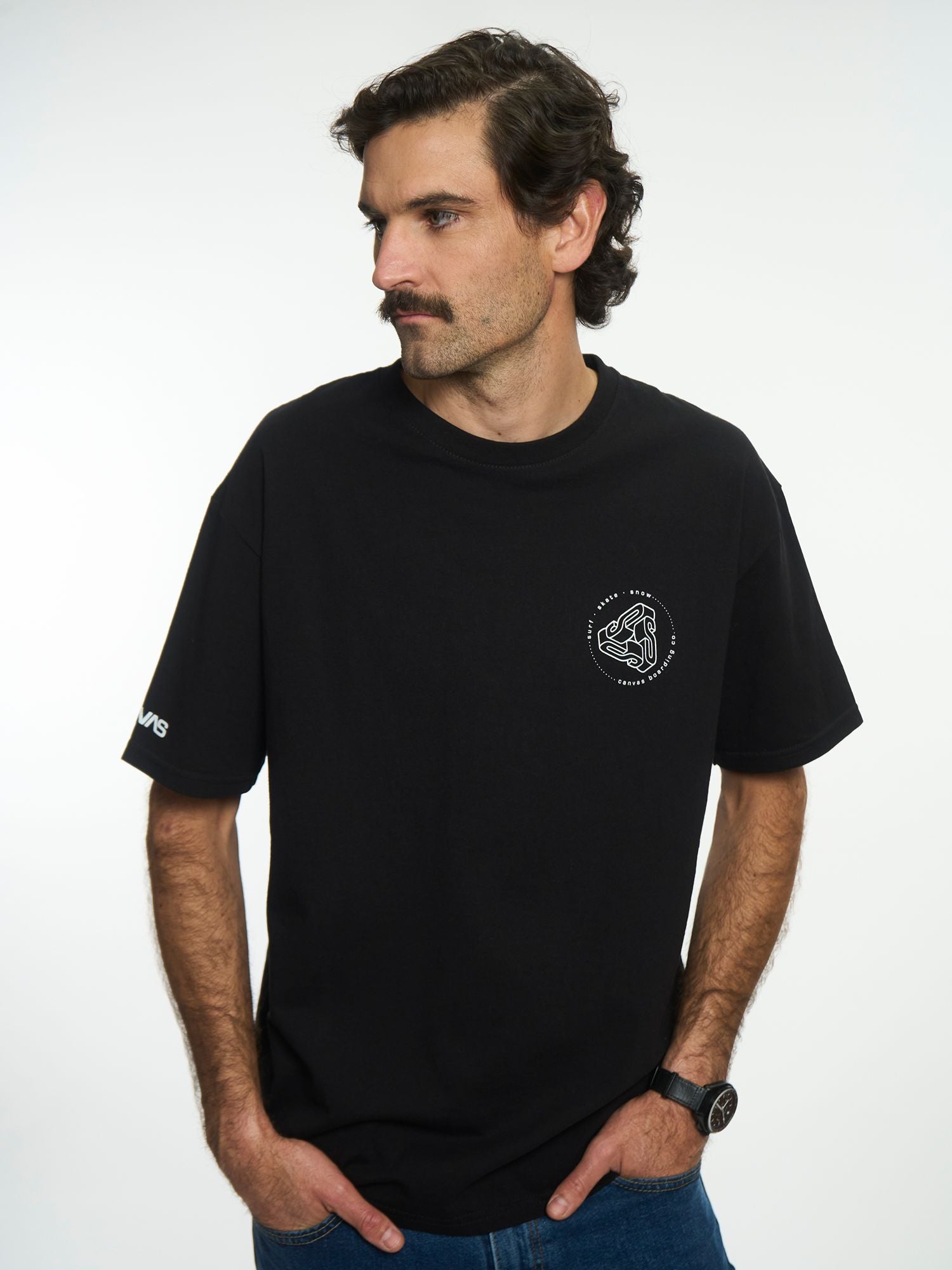 BLANK CANVAS TEE - Negro