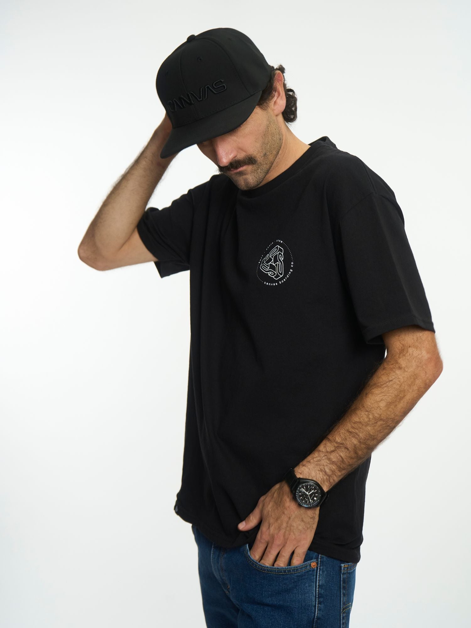 BLANK CANVAS TEE - Negro