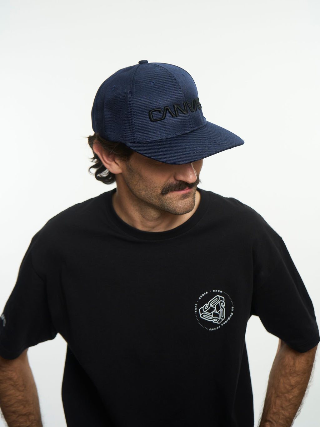 3D LOGO FLAT CAP - Azul