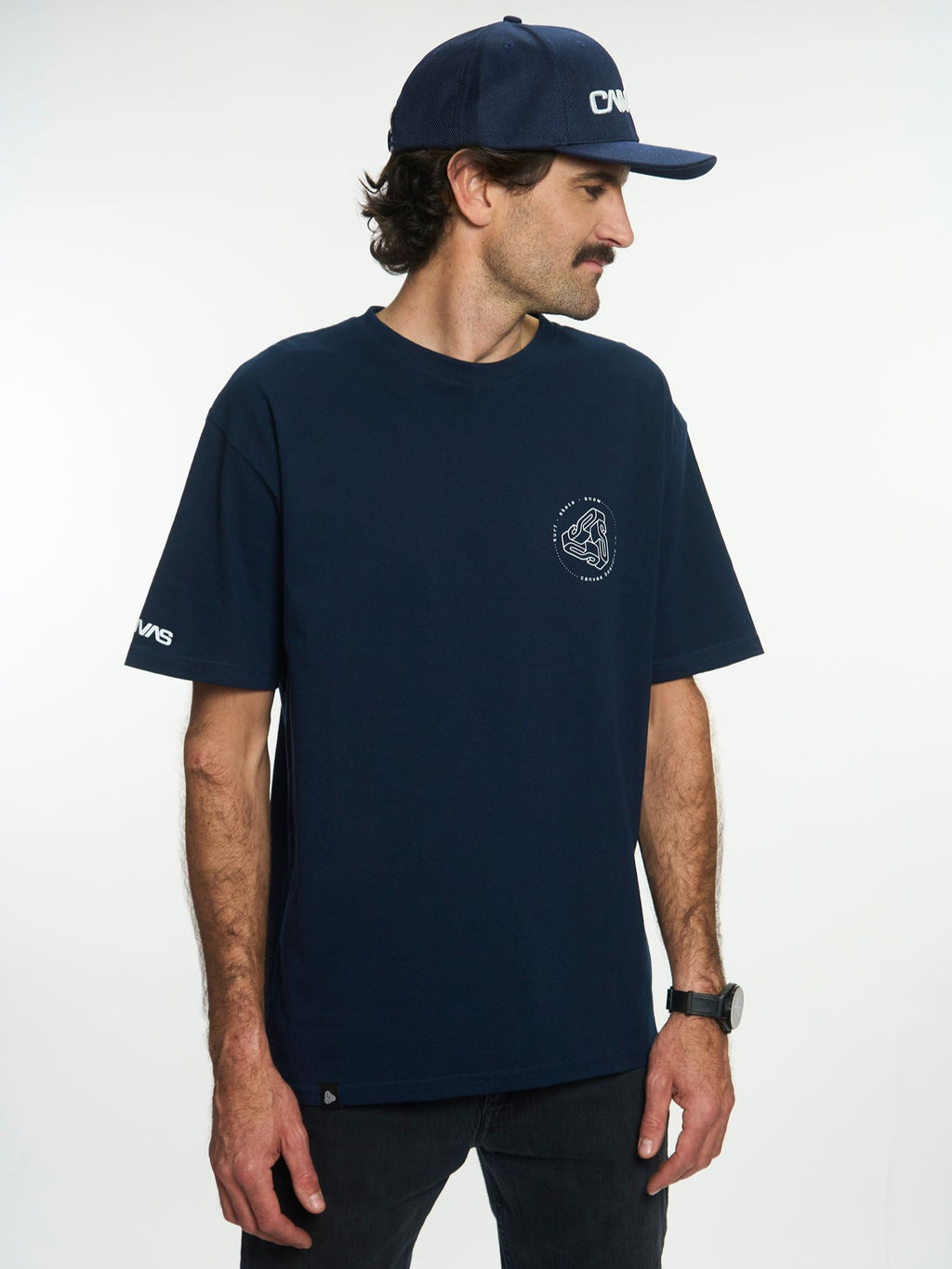 3D LOGO FLAT CAP - Azul