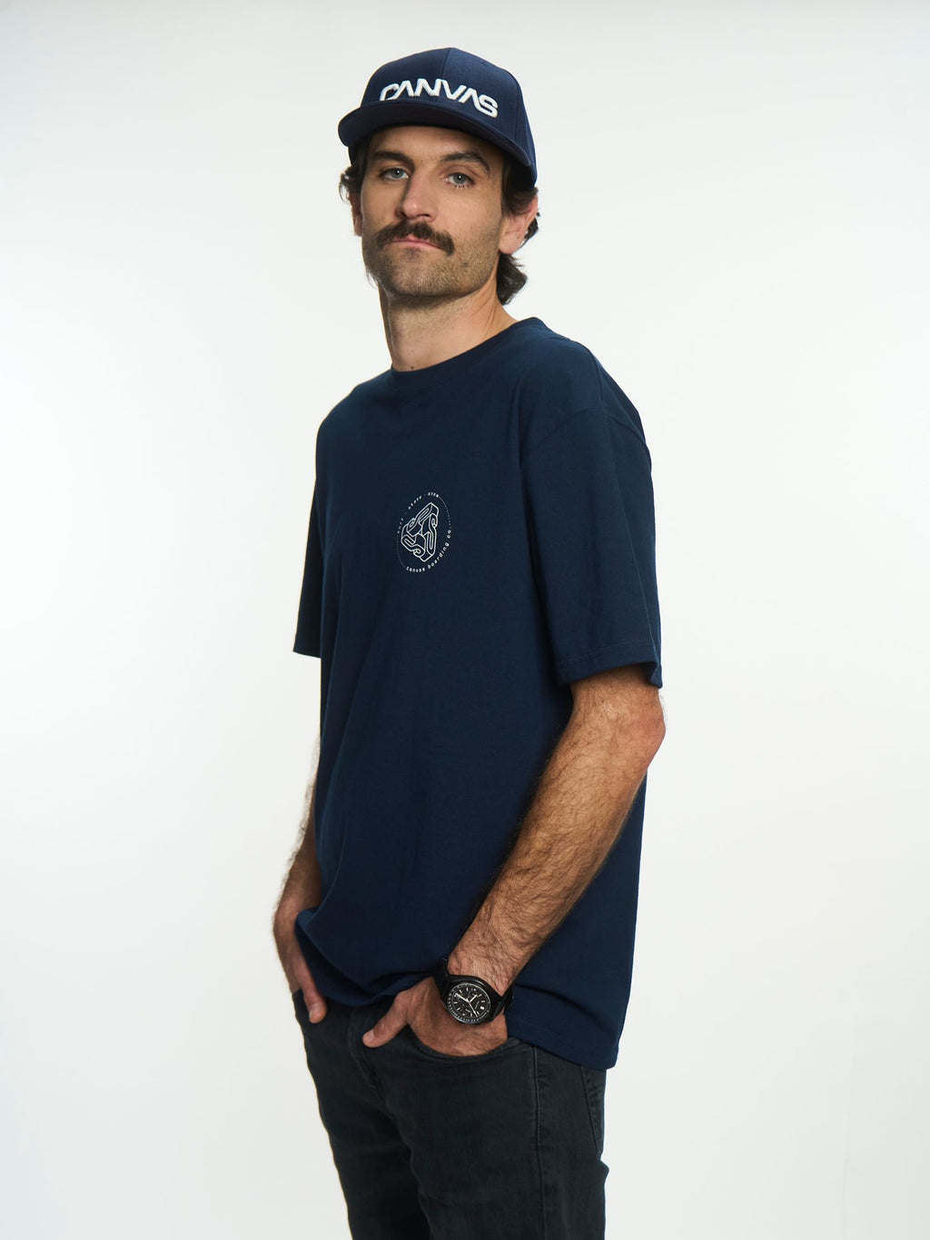 CANVAS BIG BANG TEE - Azul