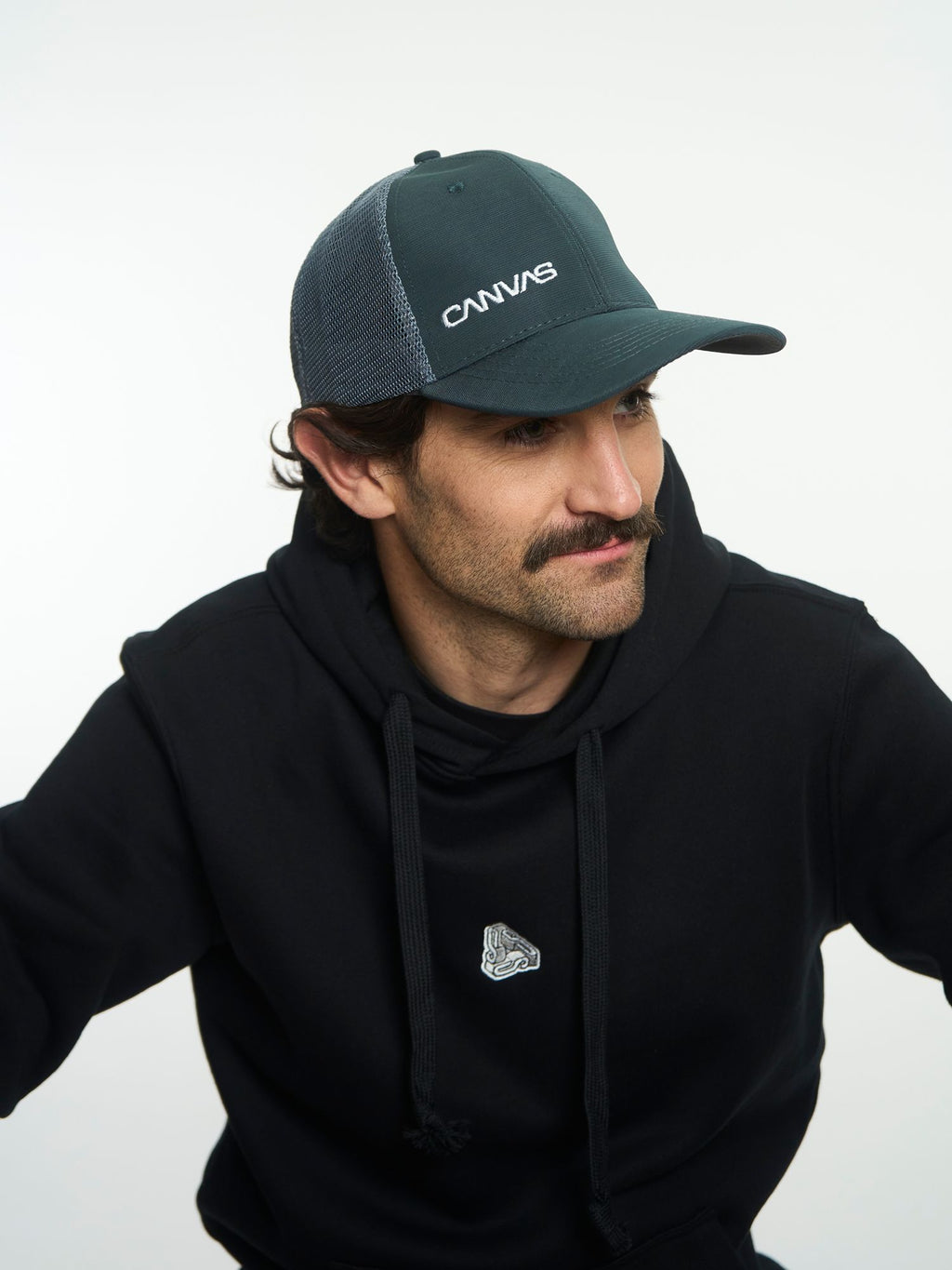 SIDE LOGO MESH CAP - Verde