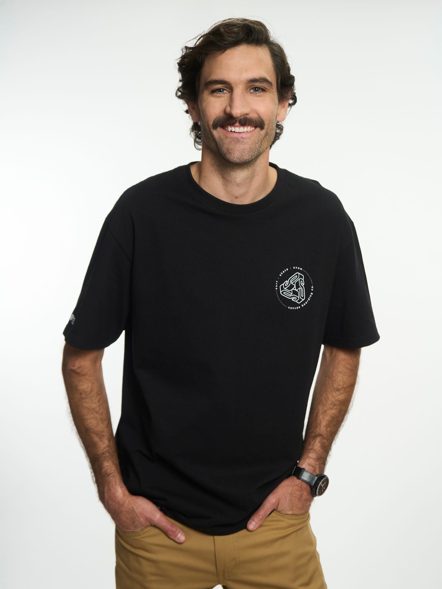 CANVAS BIG BANG TEE - Negro