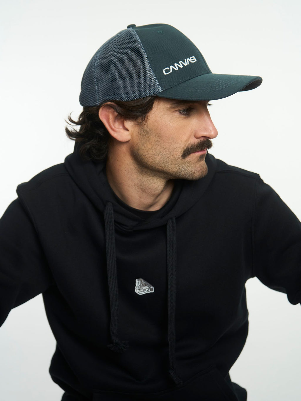 SIDE LOGO MESH CAP - Verde