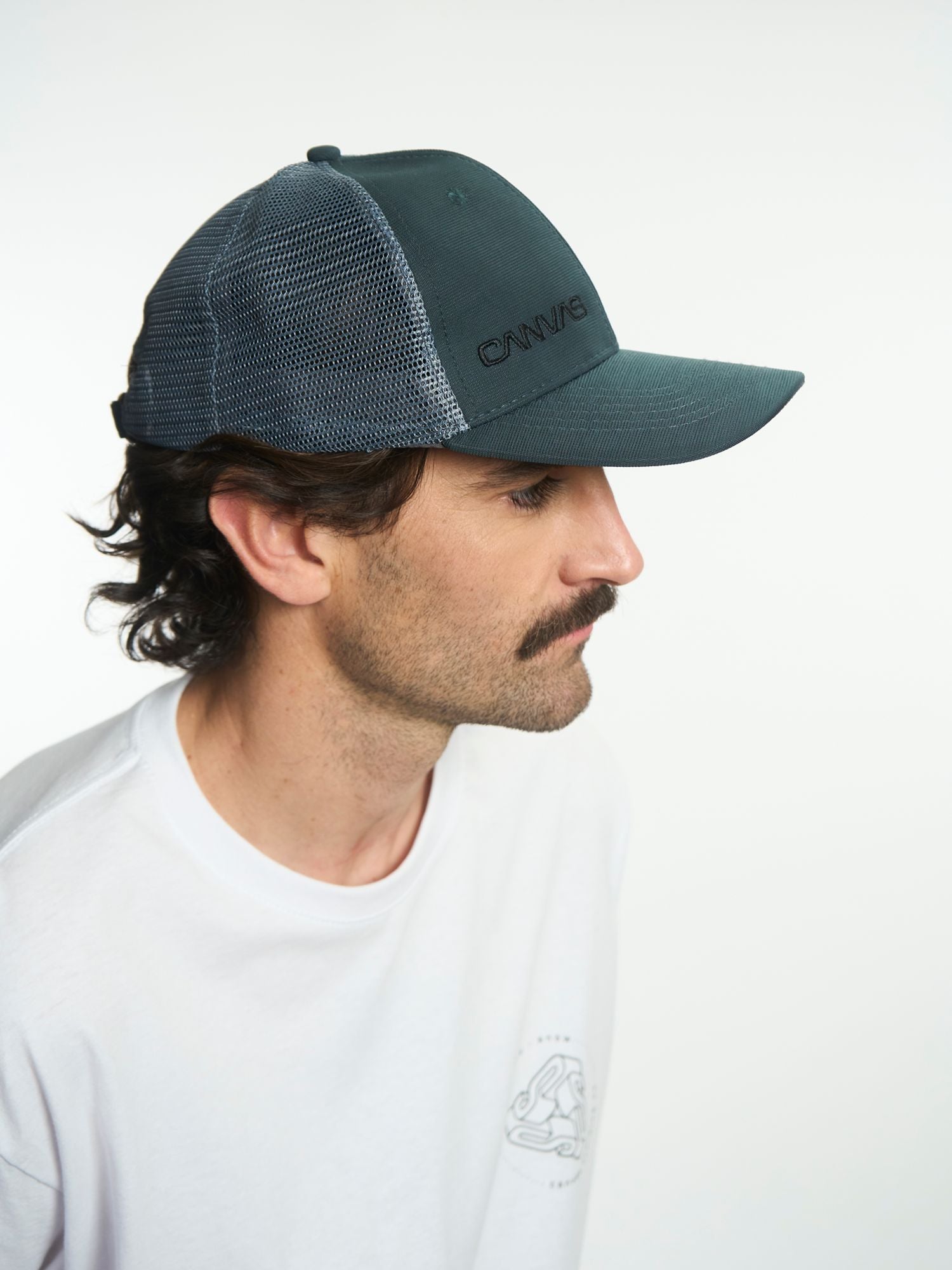 SIDE LOGO MESH CAP - Verde