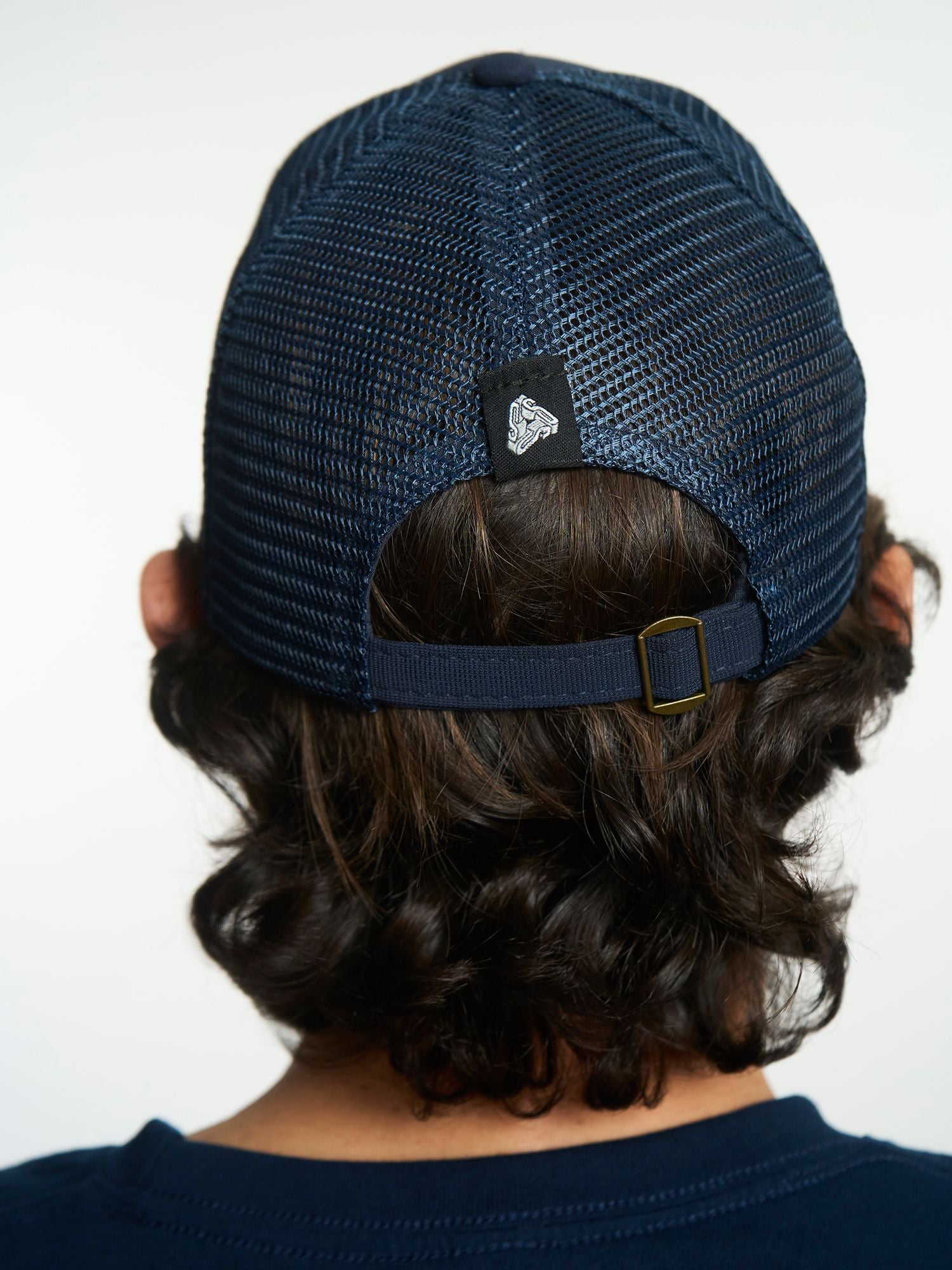 SIDE LOGO MESH CAP - Azul