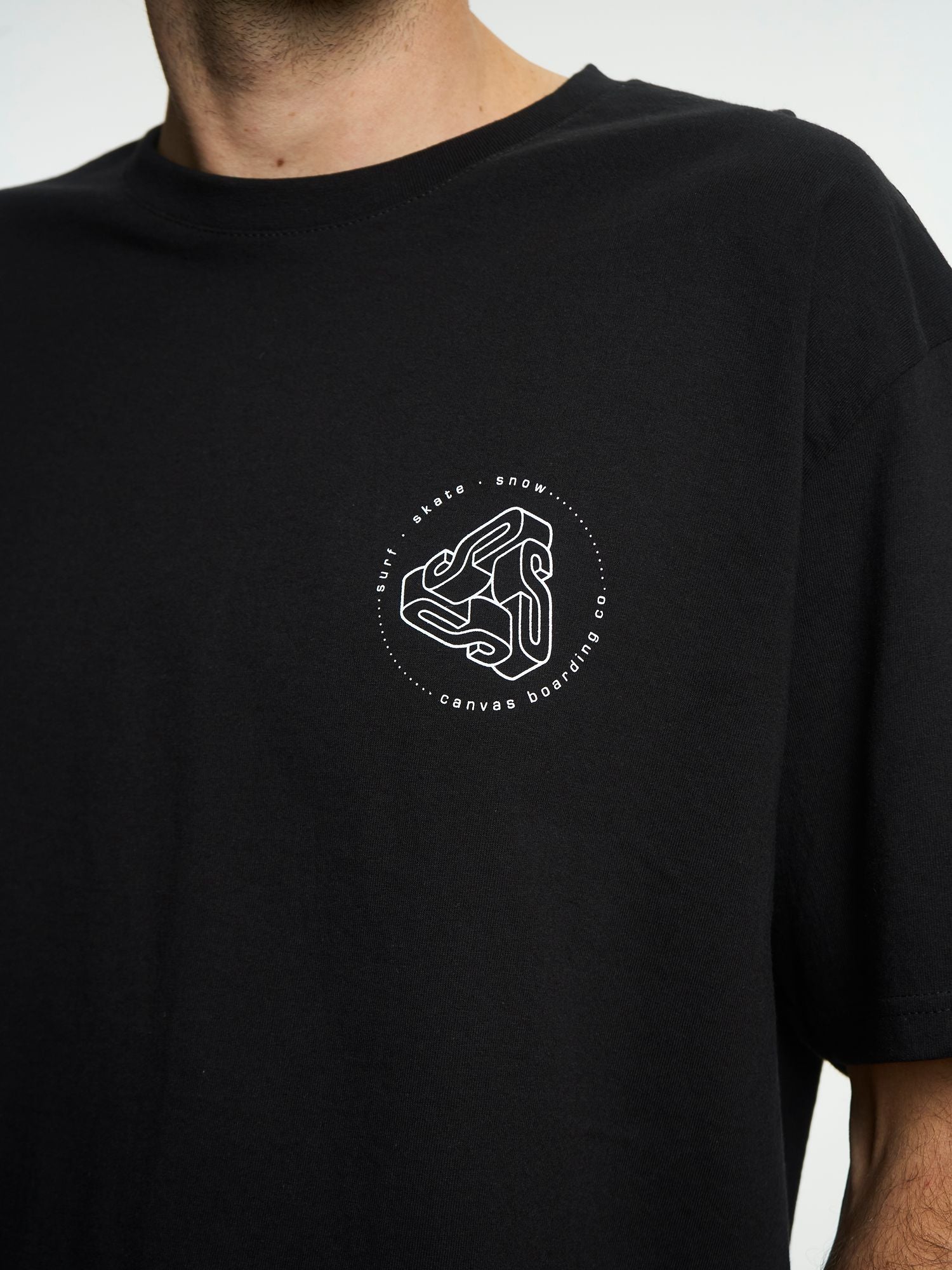 CANVAS BIG BANG TEE - Negro
