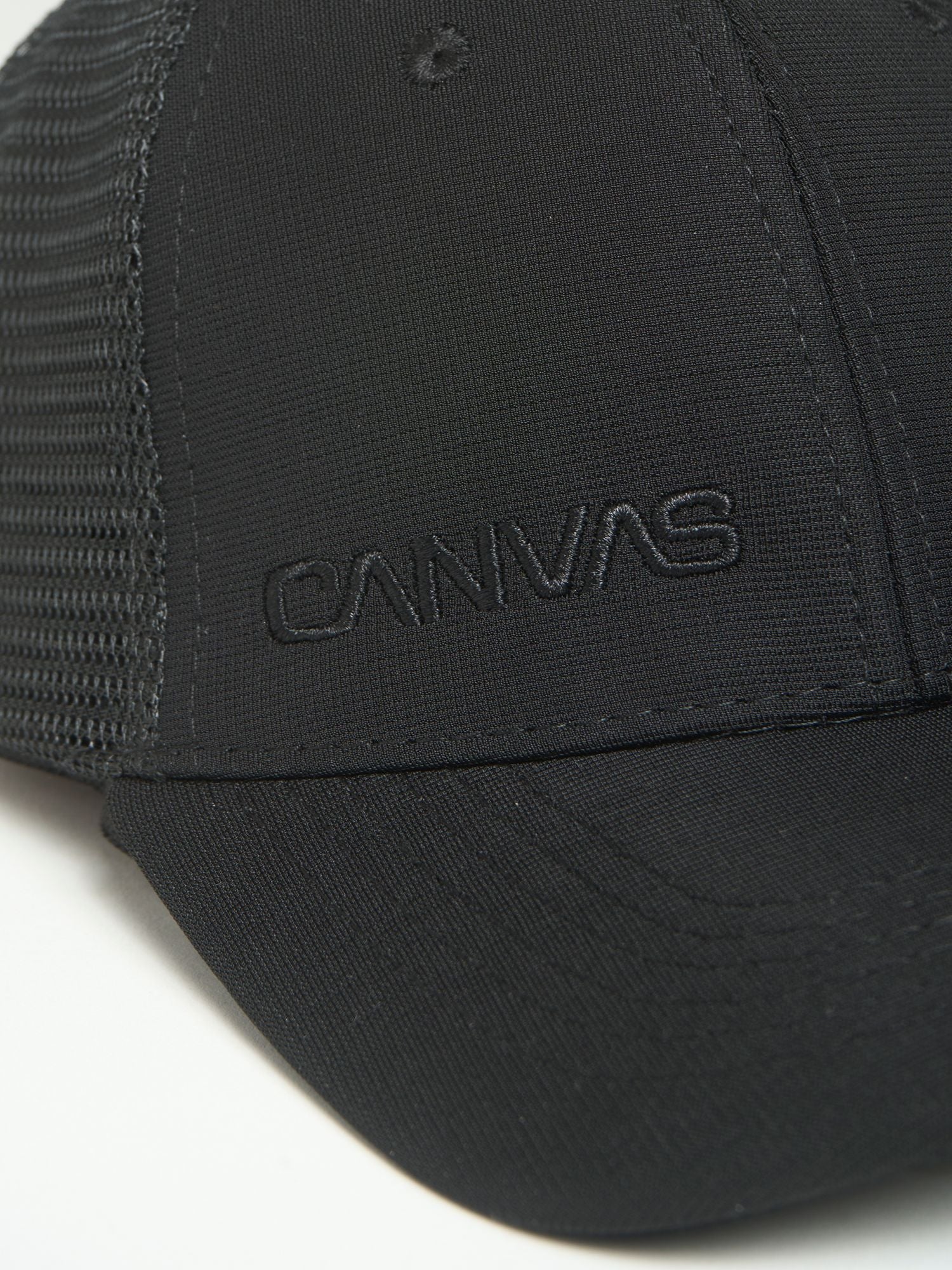 SIDE LOGO MESH CAP - Negro