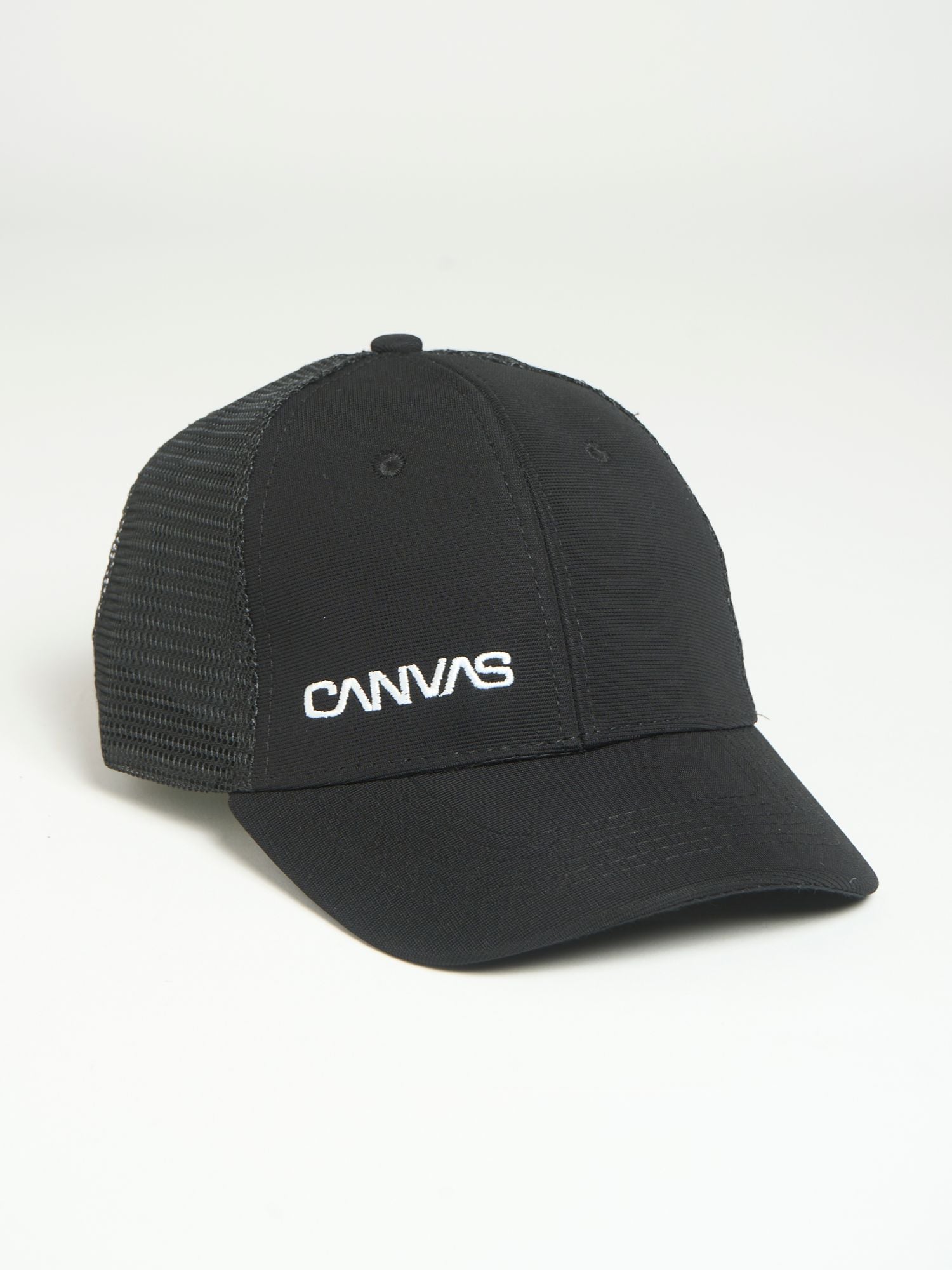SIDE LOGO MESH CAP - Negro
