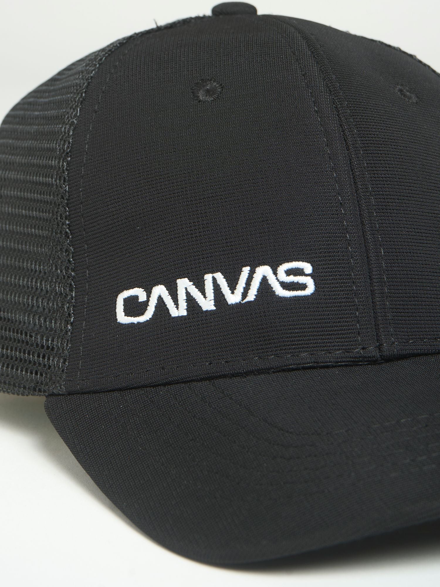 SIDE LOGO MESH CAP - Negro