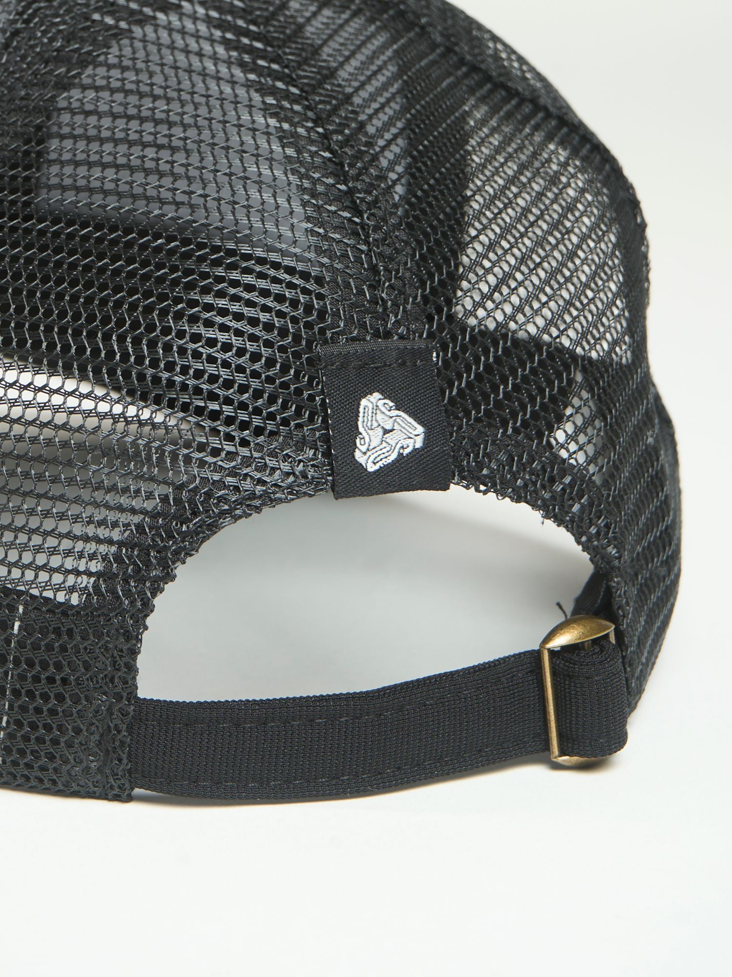 SIDE LOGO MESH CAP - Negro